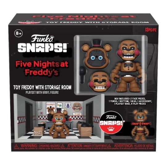 Five Nights At Freddy'S, Funko Snaps, Security Room, Zestaw Do Złożenia Funko
