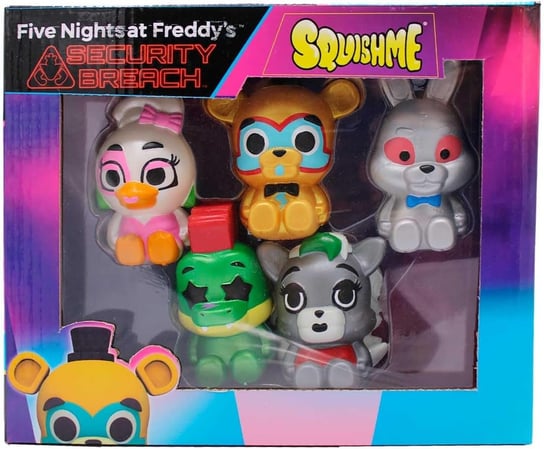 five nights at freddy's security breach squishme  zestaw figurek Just Toys