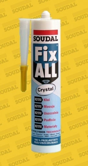 Fix all crystal 290ml bezbarwny klej-uszczelniacz hybrydowy SOUDAL