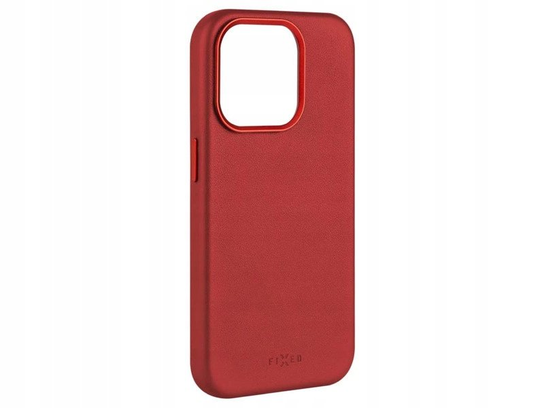 FIXED MagLeather do iPhone 16 Pro czerwony FIXED