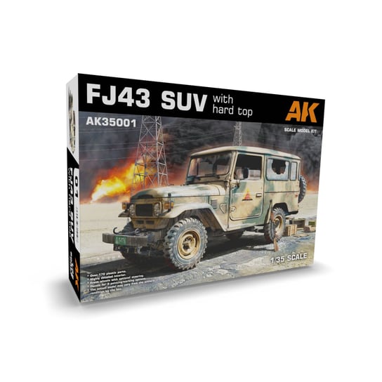 FJ43 SUV with Hard top 1:35 AK 35001 Inny producent