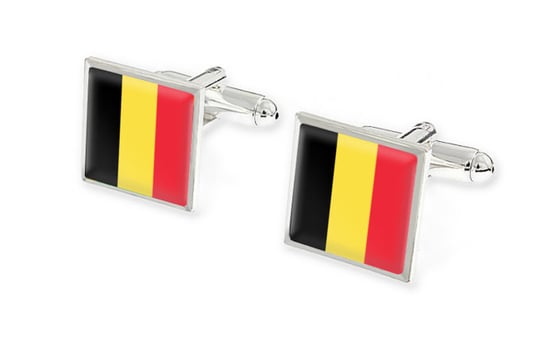 Flaga Belgii - Spinki Mankietowe Jubileo