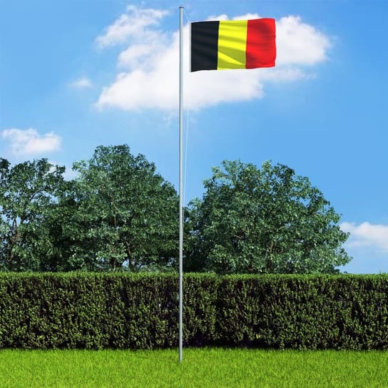 Flaga Belgii VIDAXL, różnokolorowa, 90x150 cm vidaXL