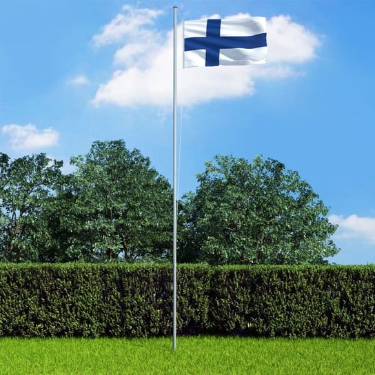 Flaga Finlandii VIDAXL, różnokolorowa, 90x150 cm vidaXL