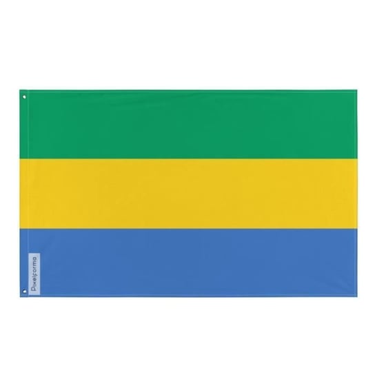 Flaga Gabonu 64x96cm z poliestru Inny producent (majster PL)