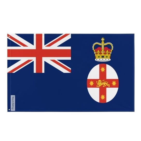 Flaga Gubernatora Nowej Południowej Walii 96x144cm wykonana z poliestru Inny producent (majster PL)