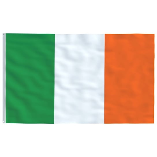 Flaga Irlandii z mosiężnymi przelotkami - 90x150 c Inna marka