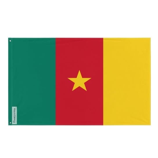 Flaga Kamerunu 128x192cm z poliestru Inny producent (majster PL)