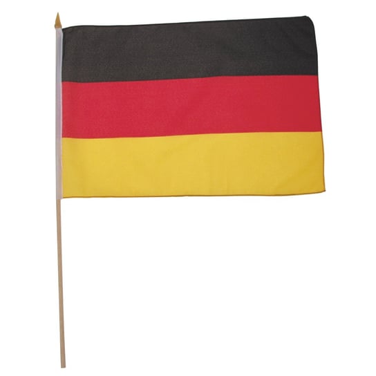 Flaga Niemiecka 30 X 45 Cm Z Masztem MFH