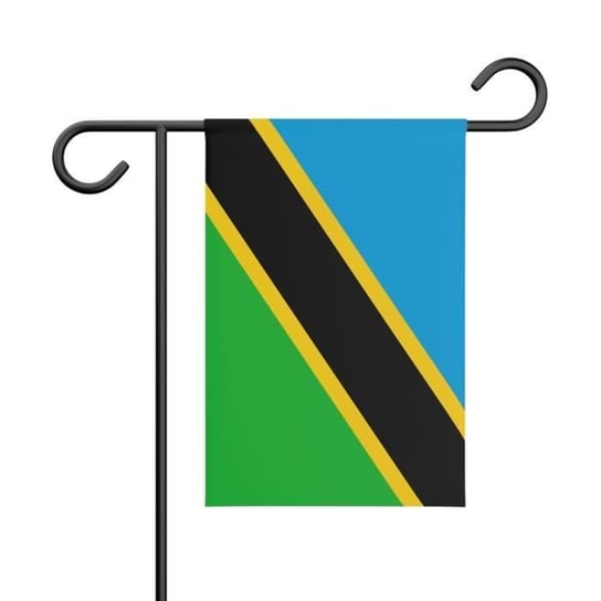 Flaga ogrodowa Tanzanii 32 x 47,5 cm, wykonana z poliestru Inny producent (majster PL)