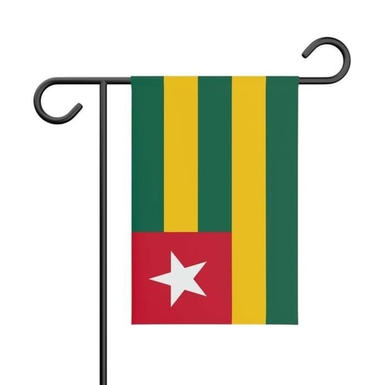 Flaga ogrodowa Togo 32x47,5 cm, wykonana z poliestru Inny producent (majster PL)