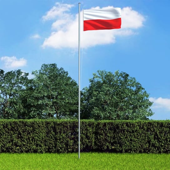 Flaga Polski VIDAXL, różnokolorowa, 90x150 cm vidaXL