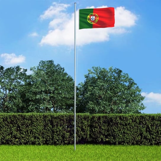 Flaga Portugalii VIDAXL, różnokolorowa, 90x150 cm vidaXL