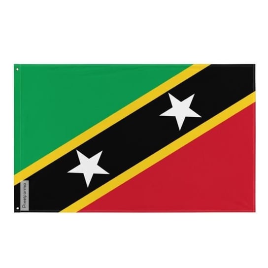 Flaga Saint Kitts i Nevis 60x90 cm z poliestru Inny producent (majster PL)