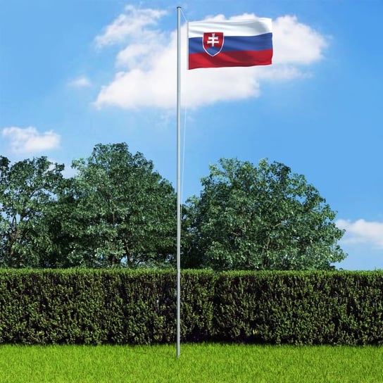Flaga Słowacji VIDAXL, różnokolorowa, 90x150 cm vidaXL
