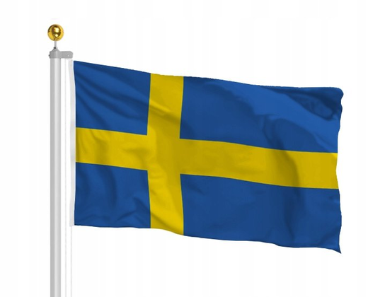 Storm&Lighthouse Schweden-Flagge – 150 X 90 Cm, Polyester, Mit 2 Metallösen