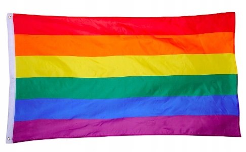 Flaga Tęczowa LGBT Równość Tęcza 150x90 cm RGFK
