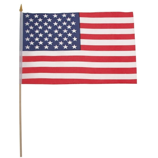 Flaga Usa 30 X 45 Cm Z Masztem MFH