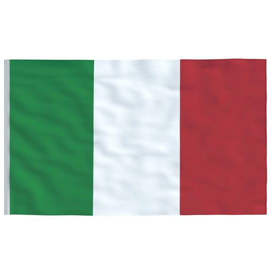 Flaga Włoch VIDAXL, różnokolorowa, 90x150 cm vidaXL