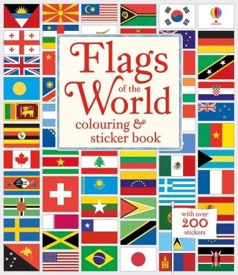 Flags of the World Colouring & Sticker Book Meredith Susan