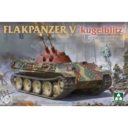 Flakpanzer V Kugelblitz 1:35 Takom 2150 Takom
