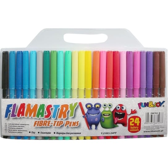 Flamastry 24 kolory Fun&Joy Titanum