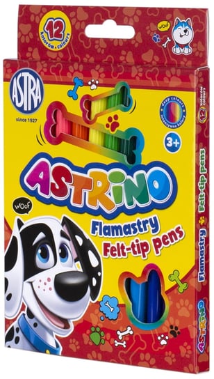Flamastry Astrino 12 kolorów Astrino