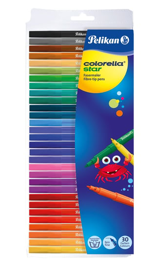 Flamastry Colorella Star, 30 kolorów Pelikan