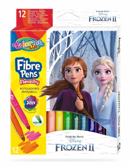 Flamastry Colorino Kids, Frozen, 12 kolorów Colorino