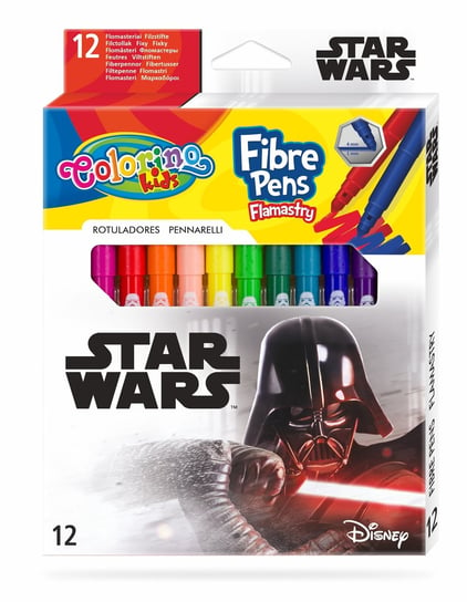 Flamastry Colorino Kids, Star Wars, 12 kolorów Colorino