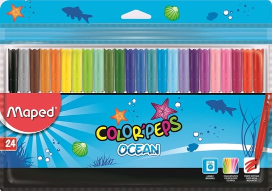 Flamastry, Colorpeps Ocean, 24 kolory Maped