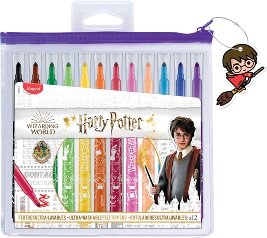 Flamastry Harry Potter, 12 kolorów Maped
