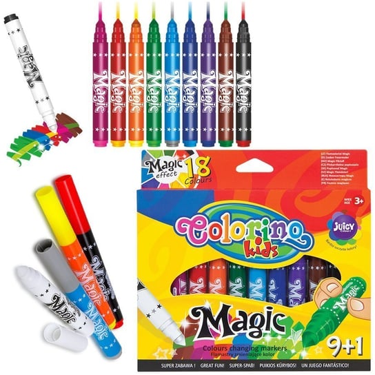 Flamastry Magiczne 10 Kolorów Colorino Kids 34630Ptr Colorino