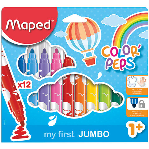 Flamastry Maped Colorpeps 12 Kolorów (12 X 6) Maped