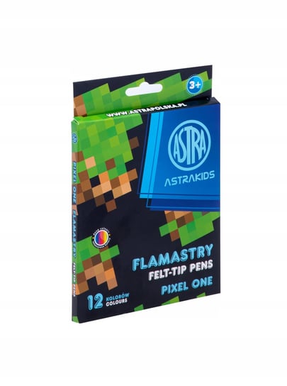 Flamastry Pixel One 12 kolorów ASTRA 314022001 Astra