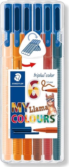 Flamastry Triplus, My Llama, 1 mm, 6 kolorów Staedtler