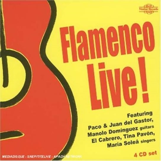 FLAMENCO LIVE 4 CD Various Artists