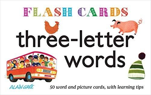 Flash Cards. Three-Letter Words Gree Alain