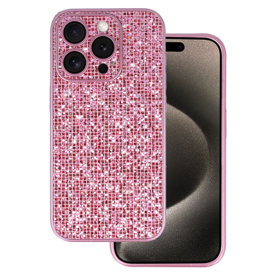 Flash Case do Iphone 15 Pro jasnoróżowy TopTel