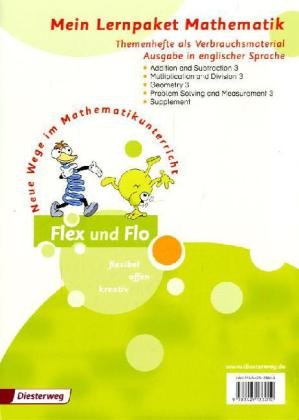 Flex und Flo. Paket 3. Mein Lernpaket Mathematik. Ausgabe in englischer Sprache Diesterweg Moritz, Diesterweg M.