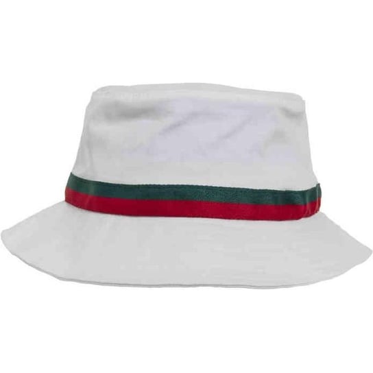 Flexfit Stripe Bucket Hat (OS / Biały) FlexFit