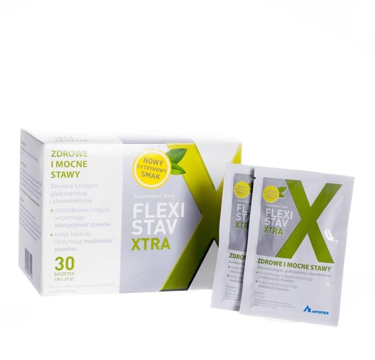 FlexiStav XTRA smak cytrynowy, suplement diety, 30 saszetek Inna marka