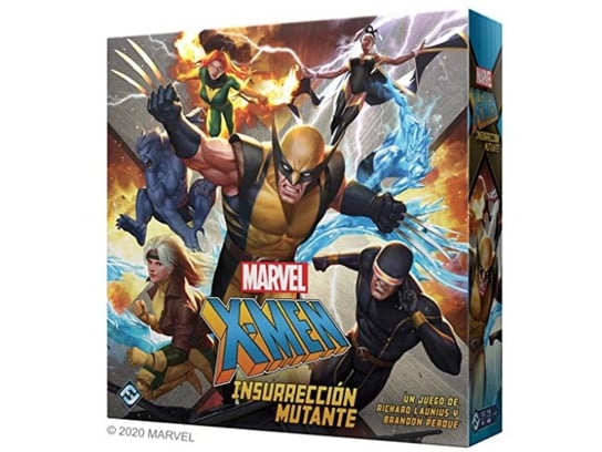 Flight X-Men: Mutant Insurrection, wersja hiszpańska, gra planszowa, Fantasy Flight Games Fantasy Flight Games