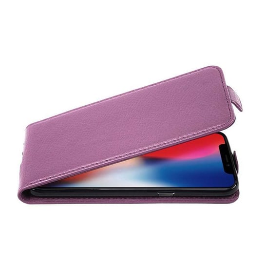 Flip Case Do Apple iPhone X / XS Pokrowiec w BORDEAUX FIOLETOWY Obudowa Etui Case Cover Ochronny Cadorabo Cadorabo
