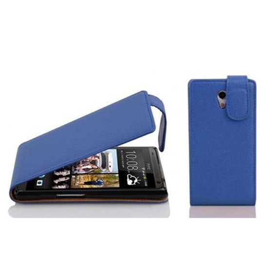 Flip Case Do HTC Desire 600 Pokrowiec w KRÓLEWSKI NIEBIESKI Obudowa Etui Case Cover Ochronny Cadorabo Cadorabo