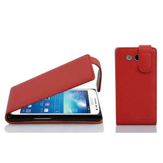 Flip Case Do Samsung Galaxy EXPRESS 2 Pokrowiec w PIEKŁA CZERWIEŃ Obudowa Etui Case Cover Ochronny Cadorabo Cadorabo