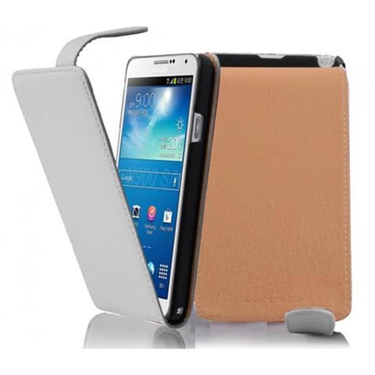 Flip Case Do Samsung Galaxy NOTE 3 Pokrowiec w BIAŁY MAGNEZOWY Obudowa Etui Case Cover Ochronny Cadorabo Cadorabo
