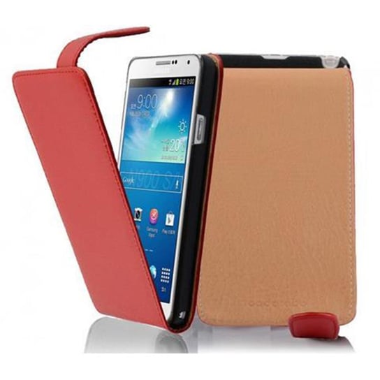 Flip Case Do Samsung Galaxy NOTE 3 Pokrowiec w PIEKŁA CZERWIEŃ Obudowa Etui Case Cover Ochronny Cadorabo Cadorabo
