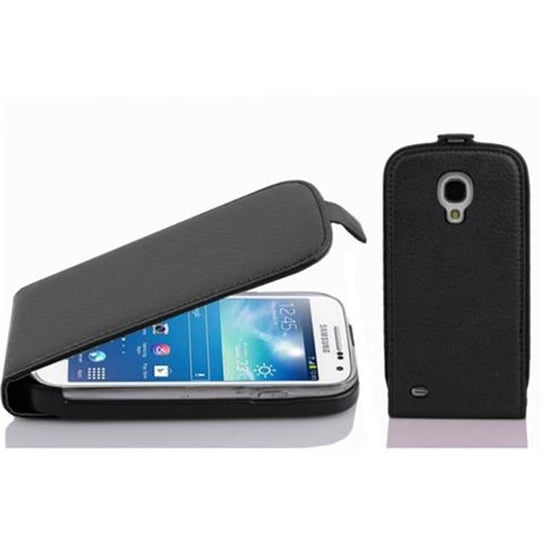 Flip Case Do Samsung Galaxy S4 MINI Pokrowiec w CZARNY OXID Obudowa Etui Case Cover Ochronny Cadorabo Cadorabo