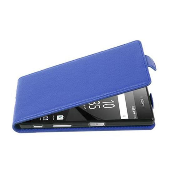 Flip Case Do Sony Xperia Z5 COMPACT Pokrowiec w KRÓLEWSKI NIEBIESKI Obudowa Etui Case Cover Ochronny Cadorabo Cadorabo
